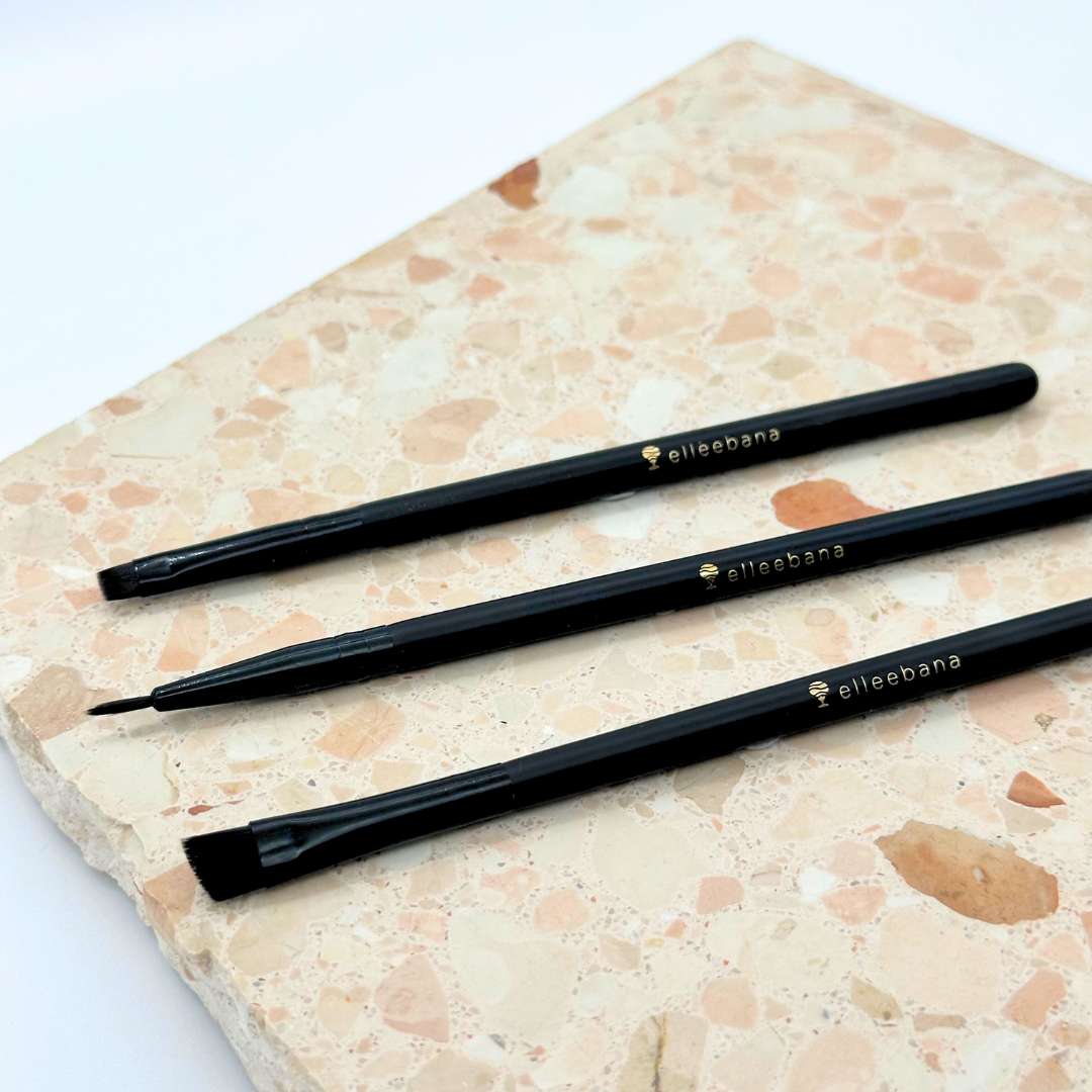 ElleeBRUSH Trilogy - Angle, Fine & Flat Brushes