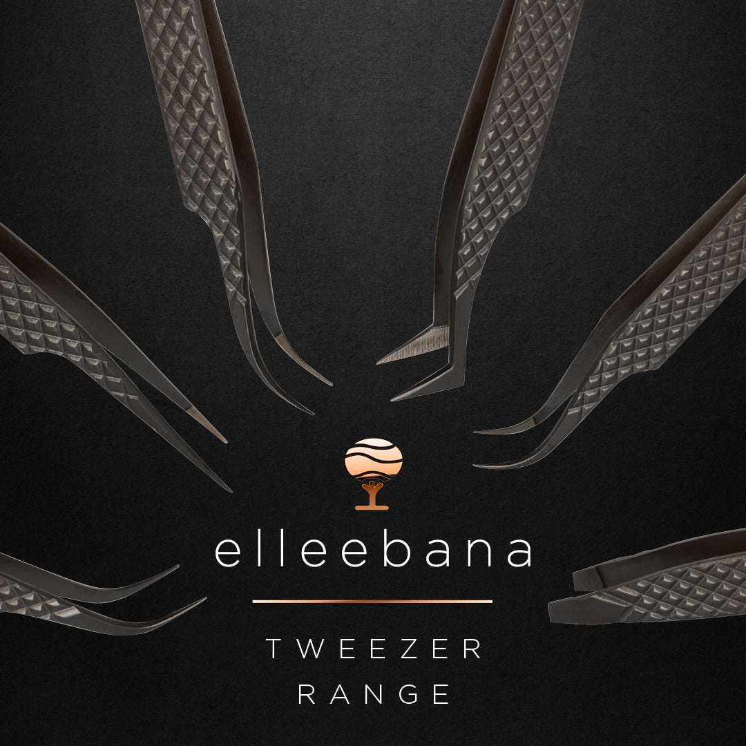 ElleeFLOW *NON-FIBRE* Pro Curved Tweezer - 16421