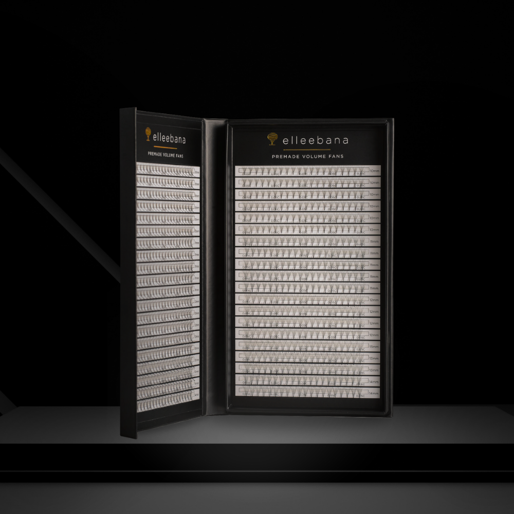 D 0.03 Volume Lash Extensions MIXED Trays 800 fans
