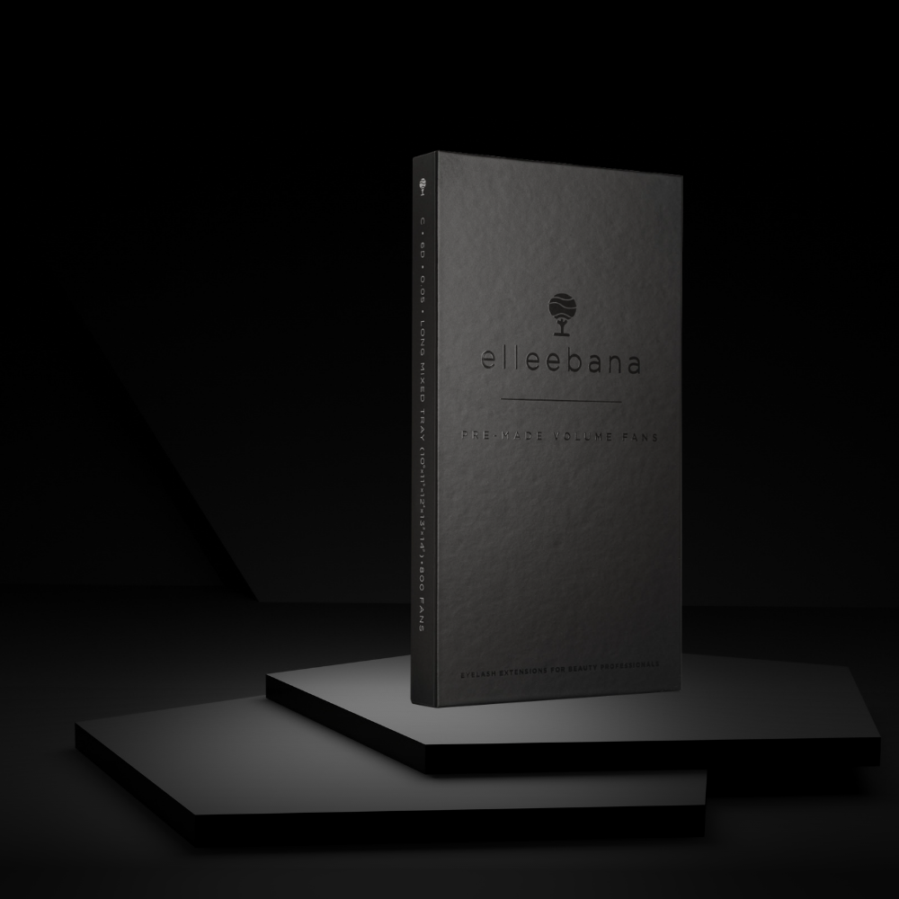 4D C 0.05 Volume Lash Extensions Trays 400 fans
