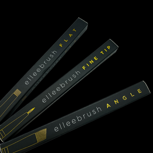 ElleeBRUSH Trilogy - Angle, Fine & Flat Brushes