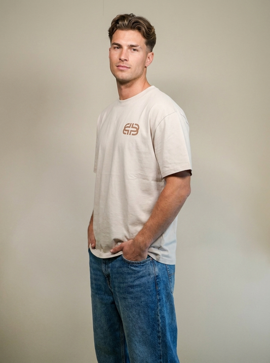 BRIK & PEARL® Men's T-Shirt - Ecru